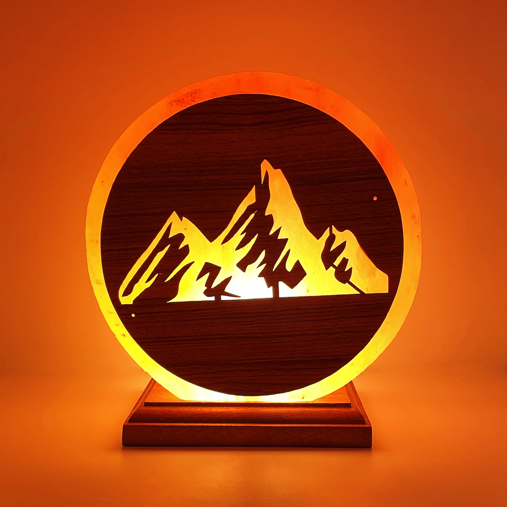 Sal bASRE 2 Lámpara de sal redonda 2