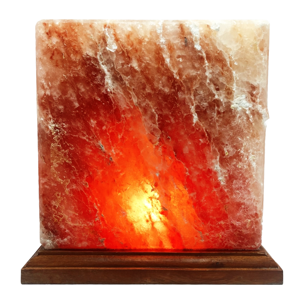 Lámpara de sal cuadrada