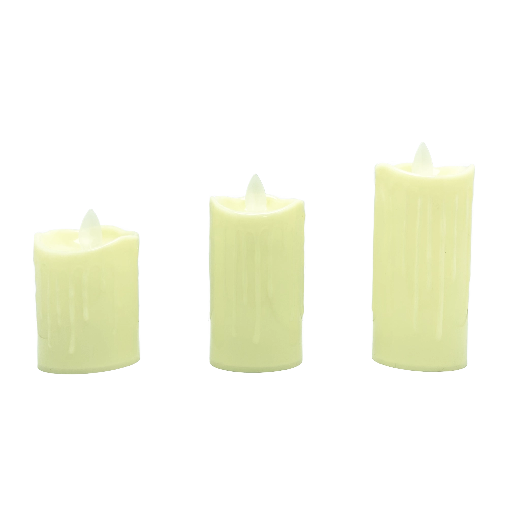 velas de pila chorreadas 1