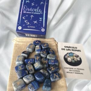 Kit Oráculo de las Runas Lapiz Lazuli